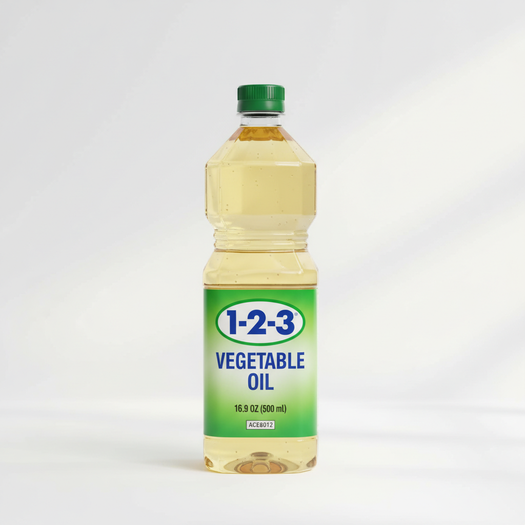 1-2-3 VEGETABLE OIL 16.9 OZ - ACE8012: imagen 1