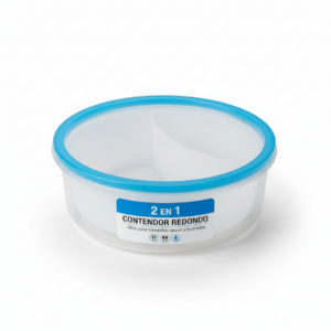 2 EN 1 CONTENEDOR REDONDO