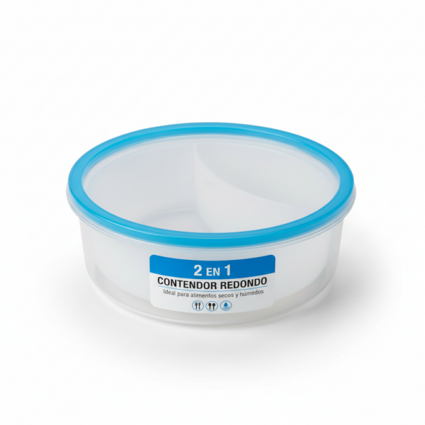 2 EN 1 CONTENEDOR REDONDO