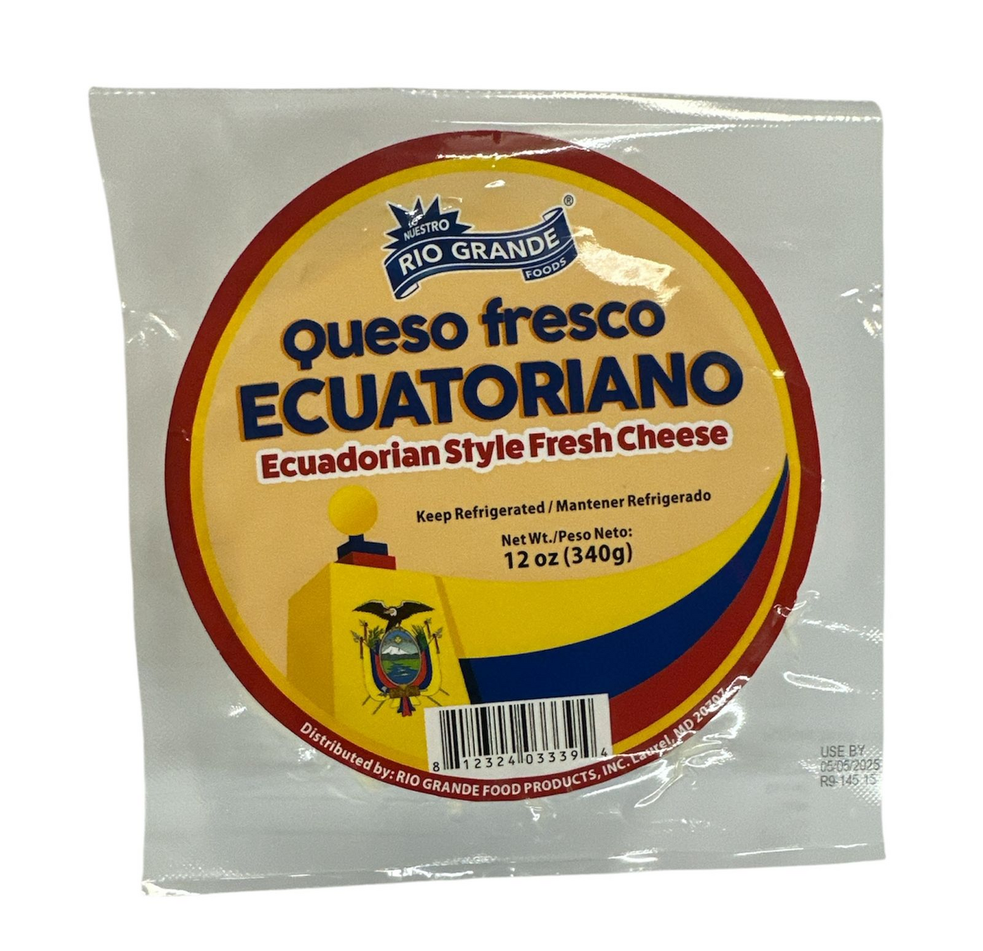 RG QUESO FRESCO ECUATORIANO 12/12 OZ: imagen 1