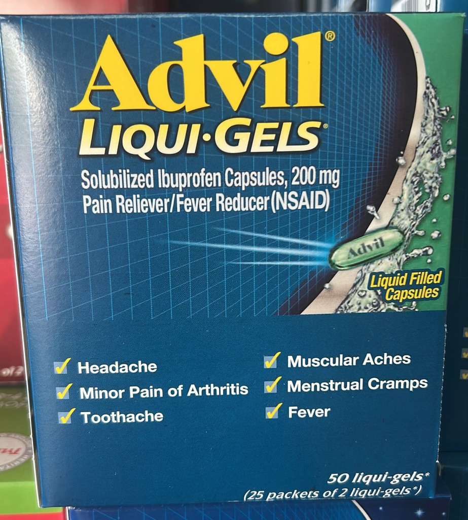 ADVIL LIQUID 25 CT: imagen 1