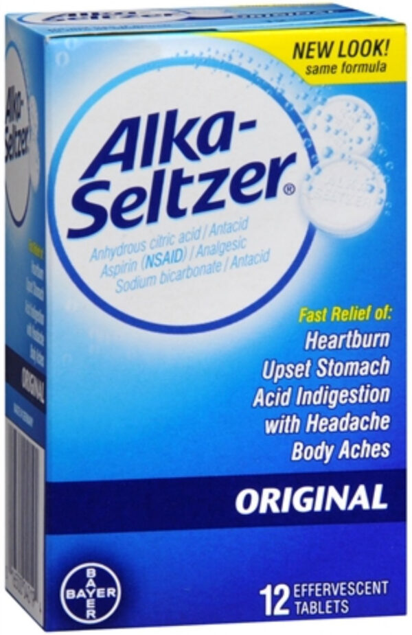 ALKASELTZER 12 PACK