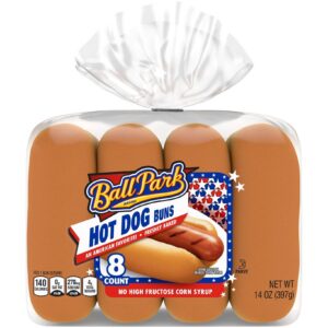 BALL PARK HOT DOG BUNSR BUNS 8 CN/14 OZ