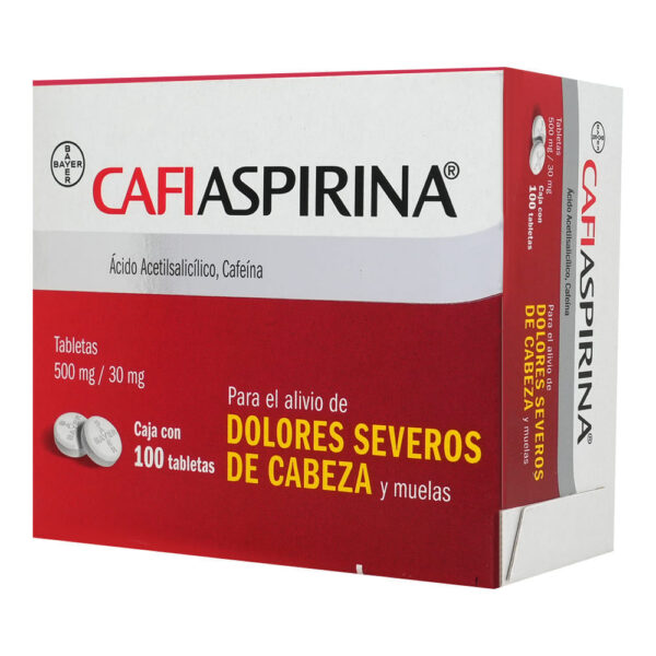 CAFIASPIRINA *Tira DE 10 TABLETAS'