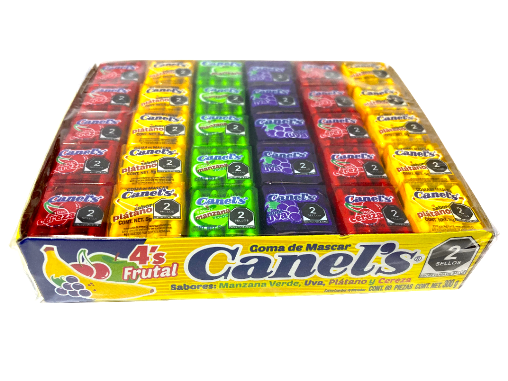 CANELS 4PST FRUTAS ASST.S 60 CT