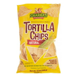 CHARRAS TORTILLA CHIP 8/12 OZ