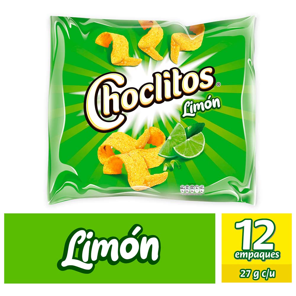 CHOCLITOS LIMON 12 PACK: imagen 1