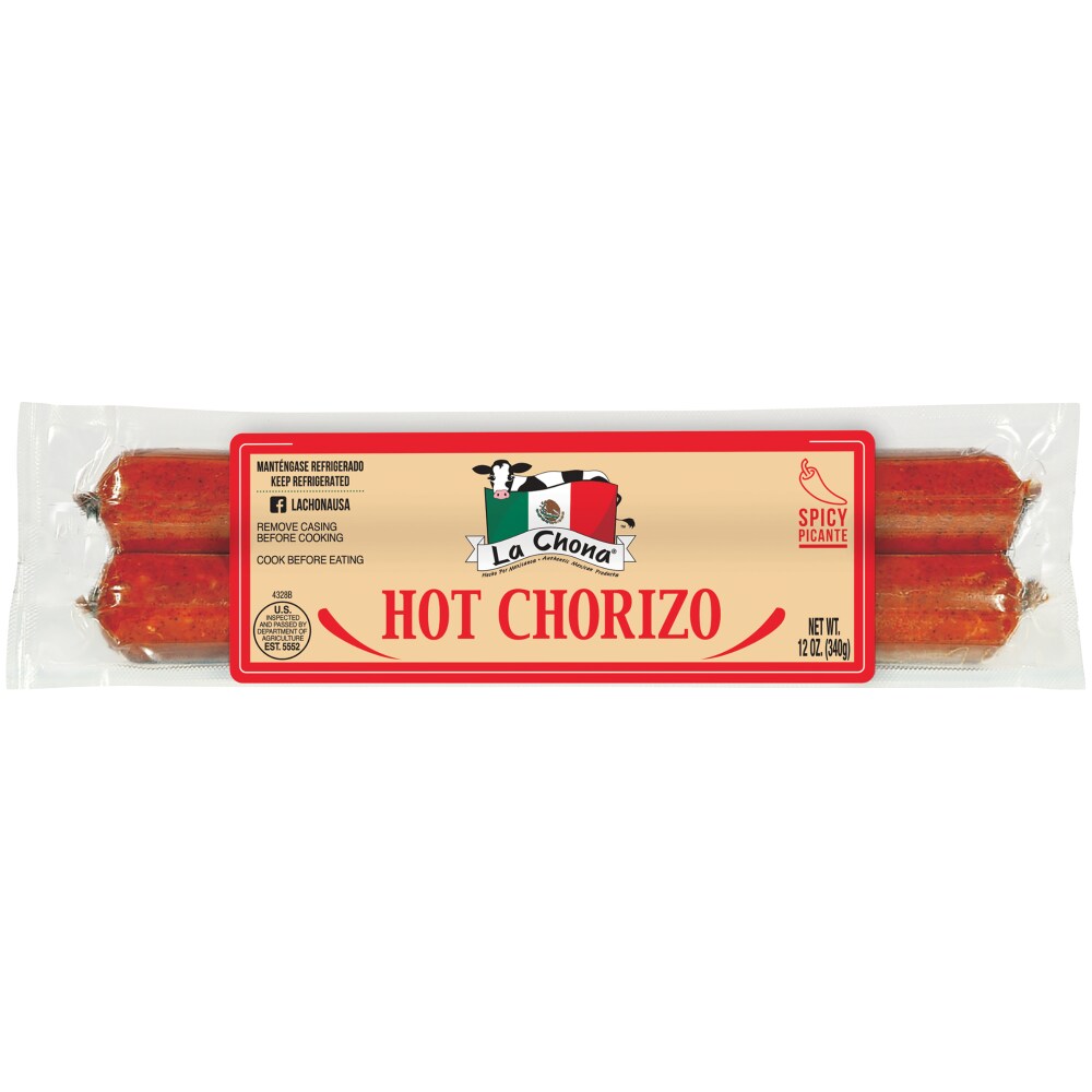 CHONA CHORIZO PICANTE 12 OZ.: imagen 1