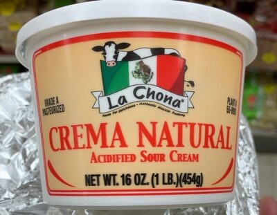 CHONA CREMA NATURAL 16 oz