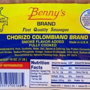 CHORIZO BENNY'S 16 OZ