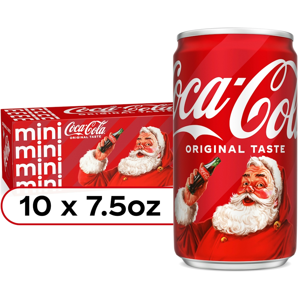 COCA COLA MINI 10 CT/7.5 OZ: imagen 1
