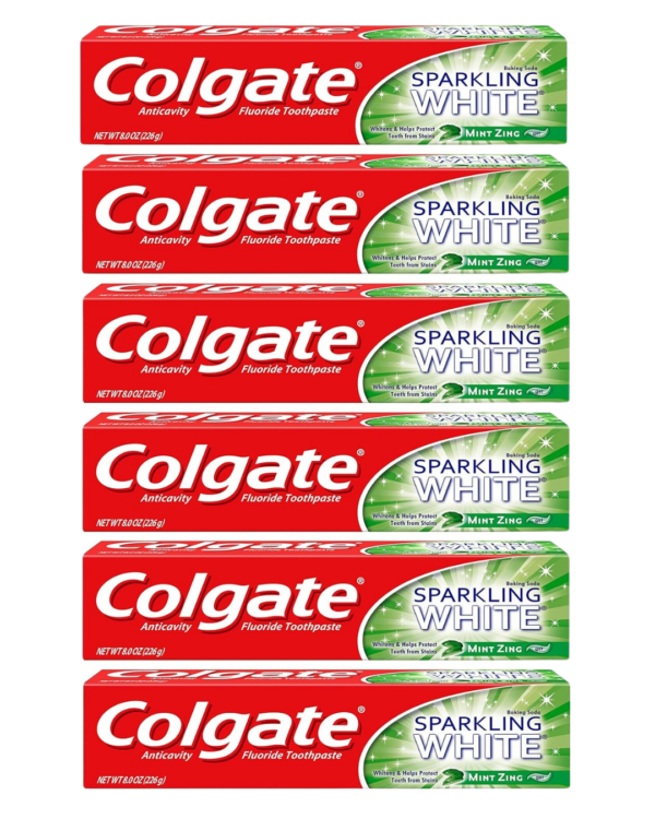 COLGATE SPARKLING WHITE MINT 70GR