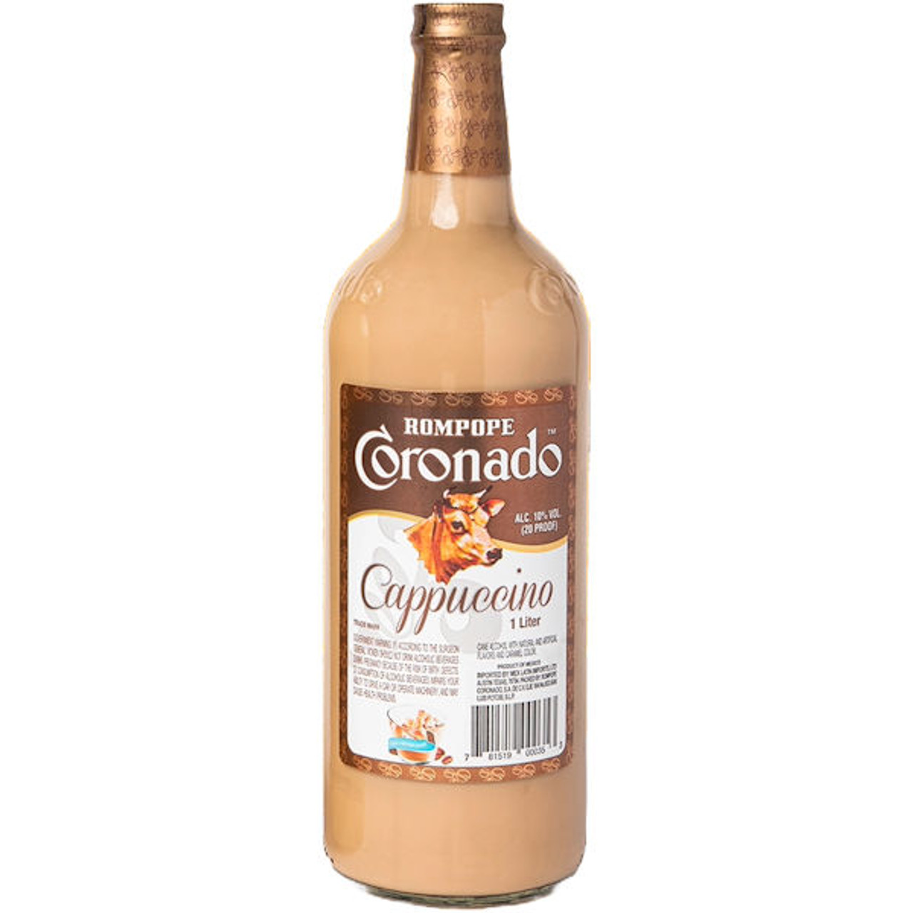CORONADO ROMPOPE CAPPUCCINO 1 LT: imagen 1