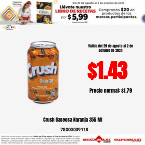 CRUSH ORANGE 12 oz