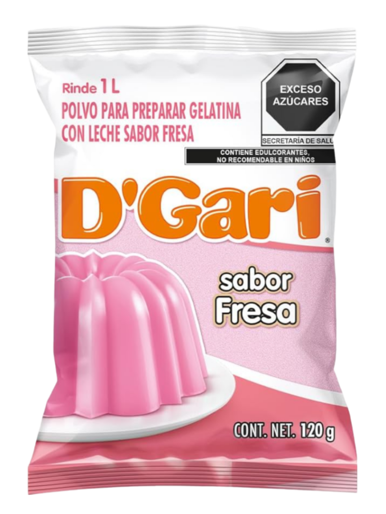 D' GARI GELATINA FRESA 120GR