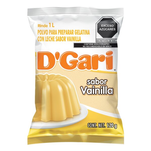 D' GARI GELATINA VAINILLA 120 GR