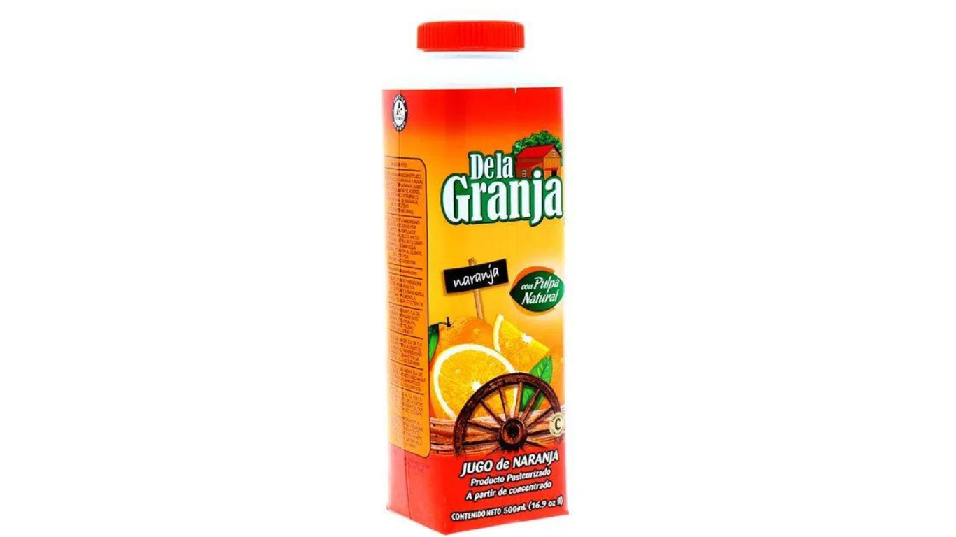 DE LA GRANJA JUGO NARANJA TETRA 500ML: imagen 1