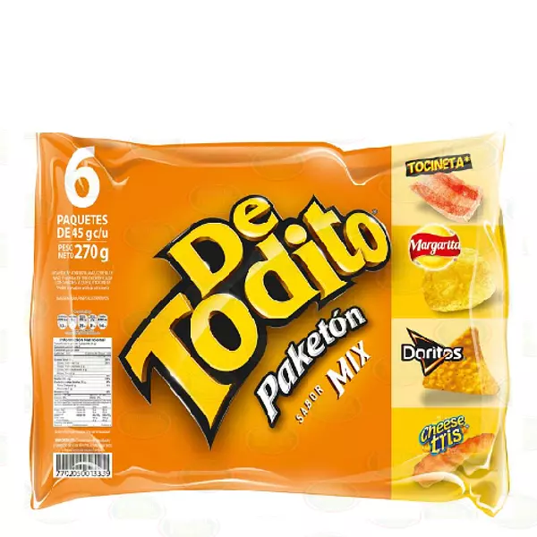 DE TODITO MIX AMARILLO 6 CT-.45 GR