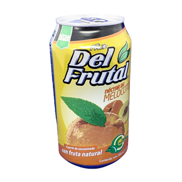 DEL FRUTAL NECTAR PEACH 1/24/11.6 OZ