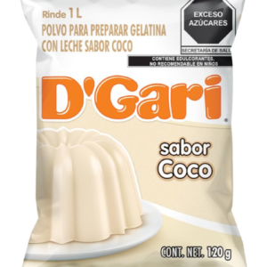 D'GARI GELATINA COCO CON LECHE 120 GR