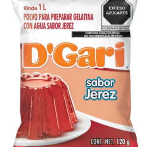 D'GARI GELATINA EN AGUA SABOR JEREZ 120 GR