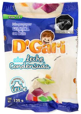 D'GARI GELATINA LECHE CONDENSADA 120 GR