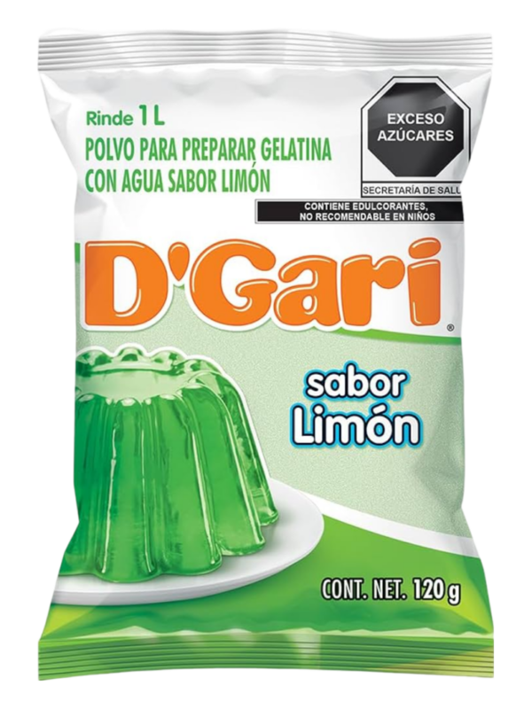 D'GARI GELATINA LIMON 120 GR