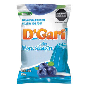 D'GARI GELATINA MORA SILVESTRE 120 GR