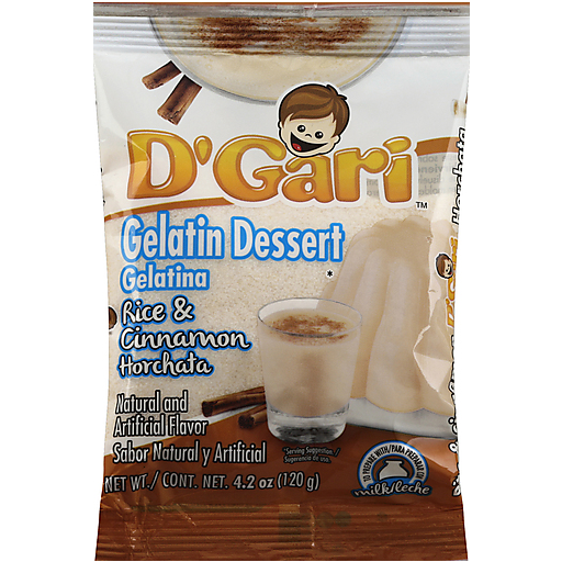 D'GARI GELATINA RICE&CINNA 4.9 OZ