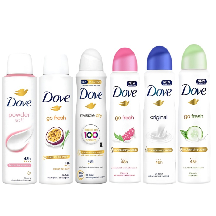 DOVE SPRAY ORIGINAL 150 ML: imagen 1