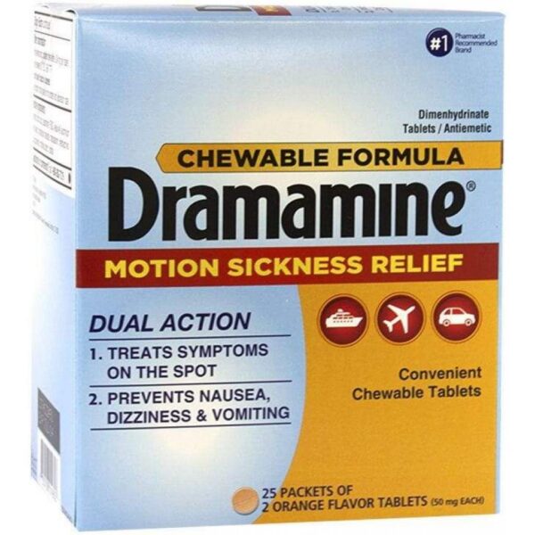 DRAMAMINE SOBRE X 2 /25 CT