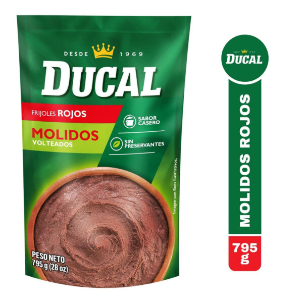DUCAL REFRIED RED BEANS DOYPACK 28 OZ