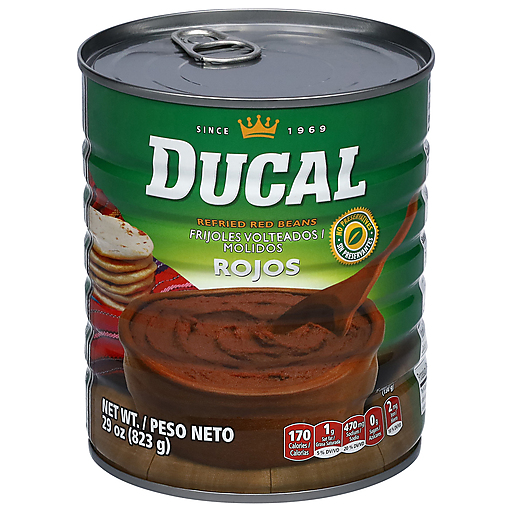 DUCAL REFRIED ROJO 29 oz