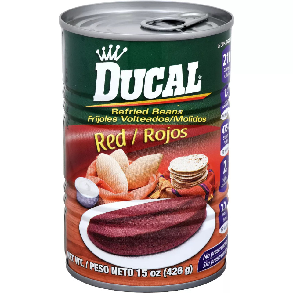 DUCAL REFRIED ROJOS 15 oz: imagen 1
