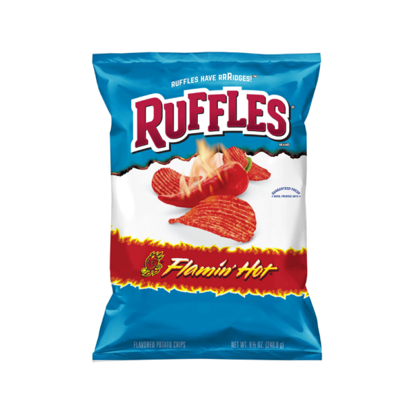 FRITOLAY RUFFLES FLAMING HT 2.5 OZ - 10266300