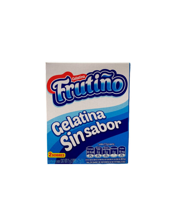 FRUTINO GELATINA SIN SABOR 15 GR