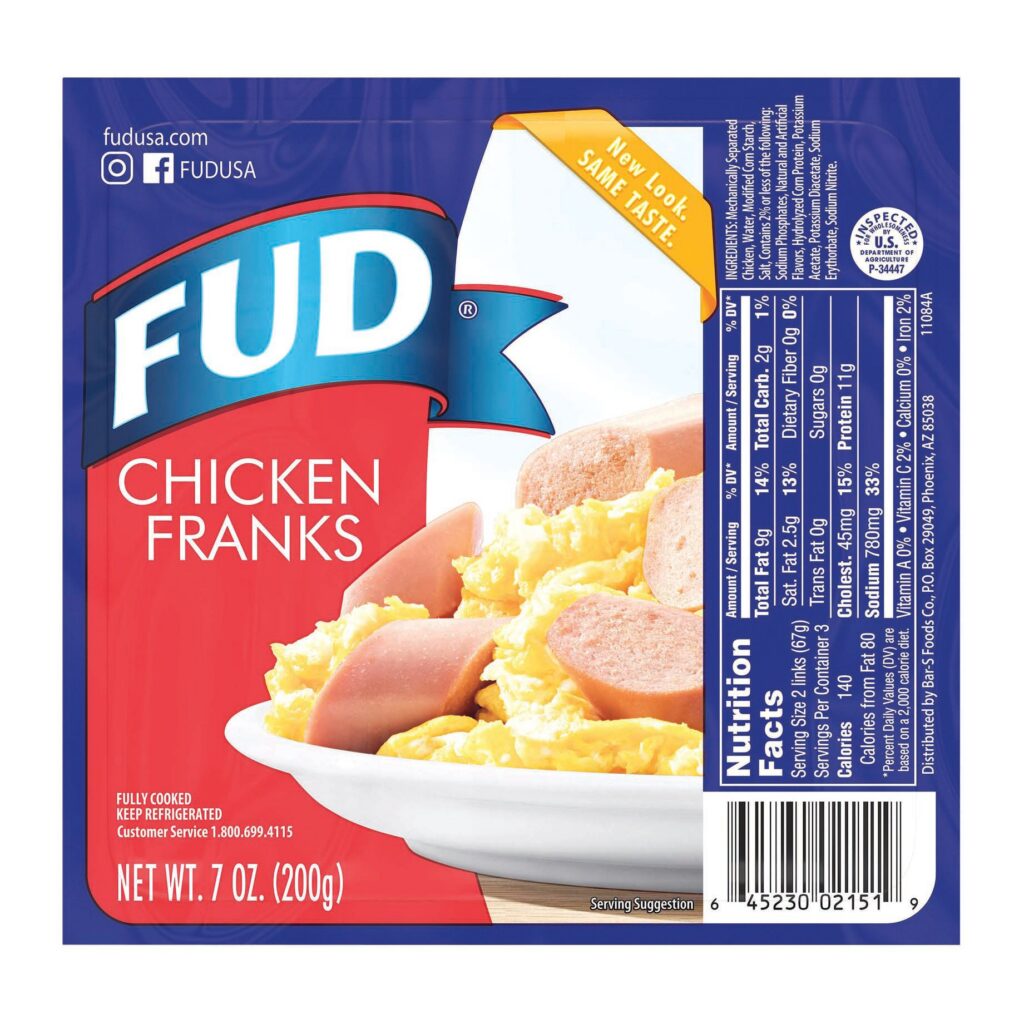 FUD CHICK FRANKS 7 oz.