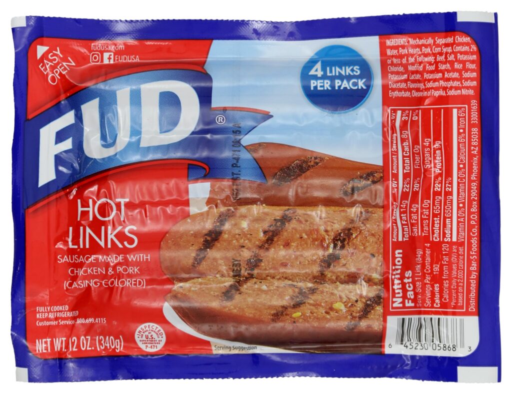 FUD HOT LINKS 12 oz
