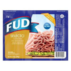FUD SELECTO COOKED HAM 12 OZ