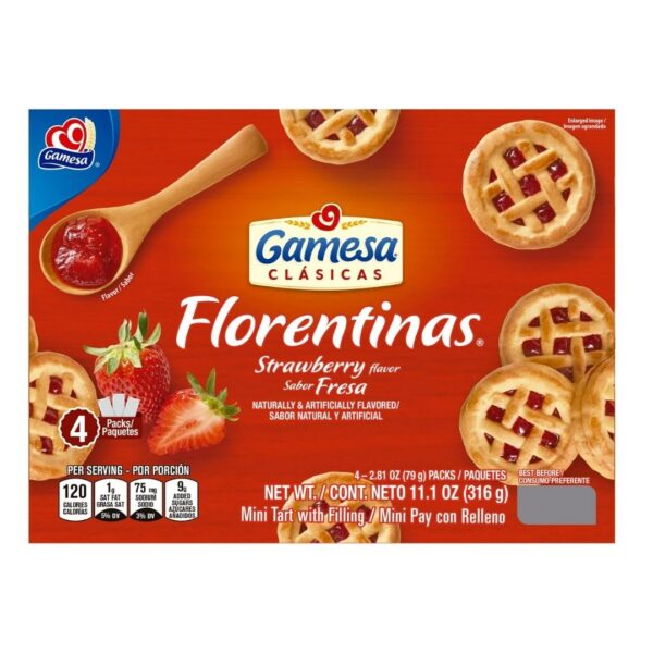 GAMESA FLORENTINA FRESA 11.1 oz