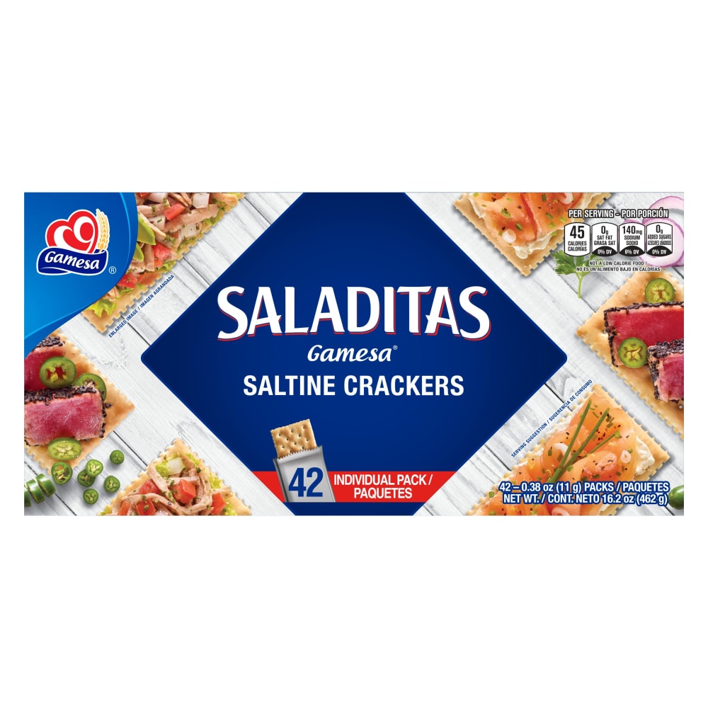 GAMESA SALADITAS 12/42 PK 16.2 OZ: imagen 1