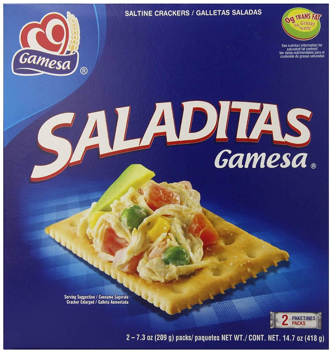 GAMESA SALADITAS 14.7 OZ - GAM130: imagen 1