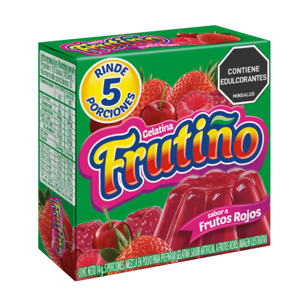 GELATINA FRUTINO FRUTOS ROJOS X35 GR
