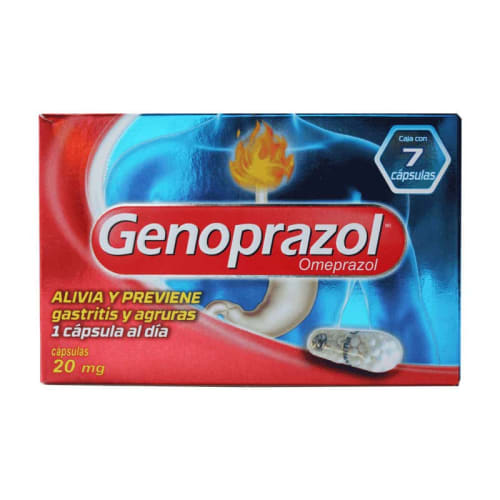 GENOPRAZOL CAPSULA BLISTER X 7