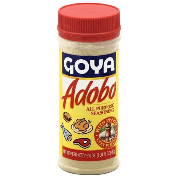 GOYA ADOBO WITH PEPPERA 16.5 OZ