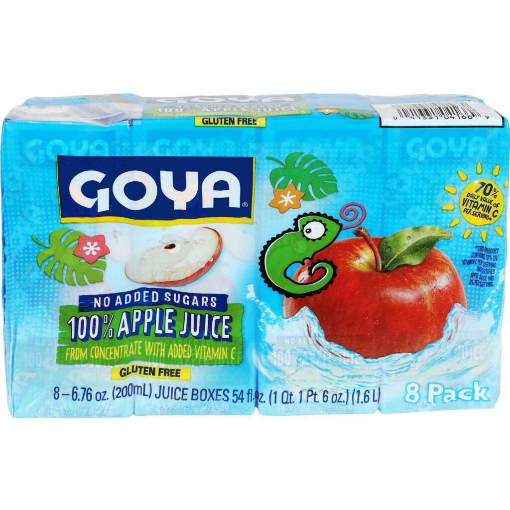 GOYA APPLE JUICE 4/8 PACK