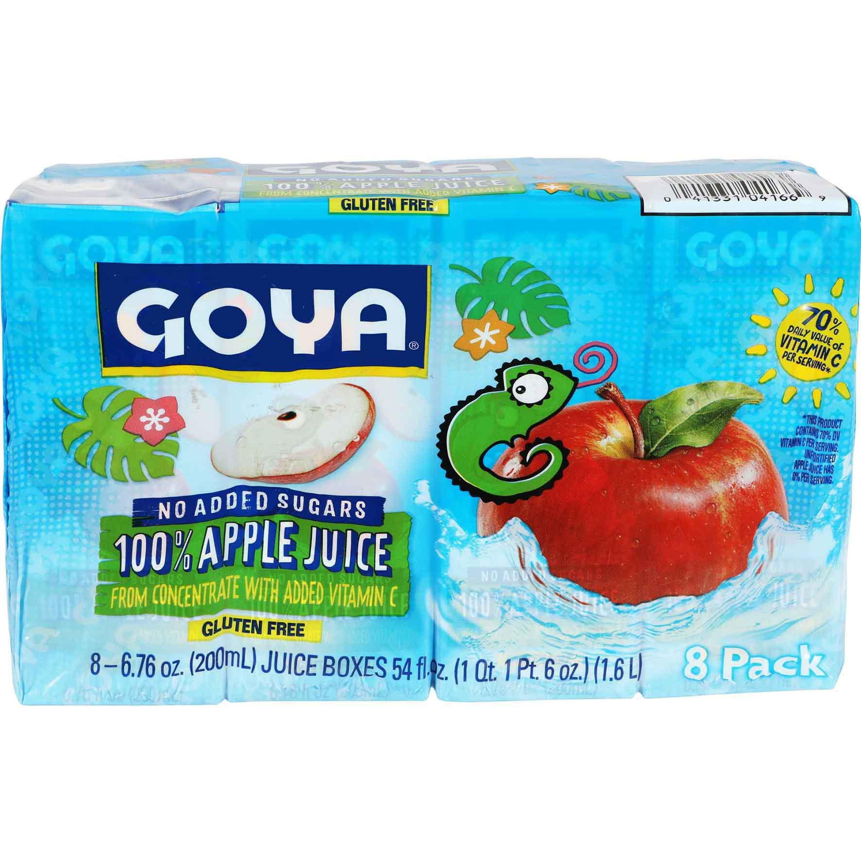 GOYA APPLE JUICE 4/8 PACK: imagen 1