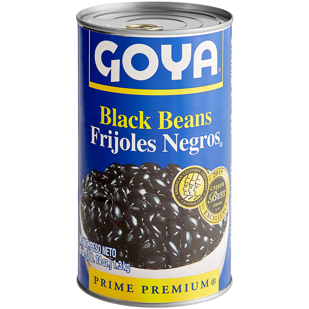 GOYA BLACK BEANS 46 oz: imagen 1