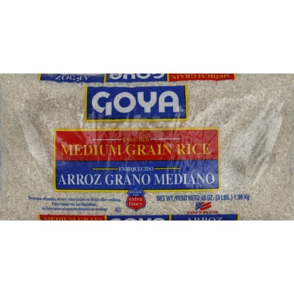 GOYA FANCY MEDIUM GRAIN RICE 3 LB