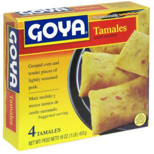 GOYA PORK TAMALES 4 CT 16OZ.